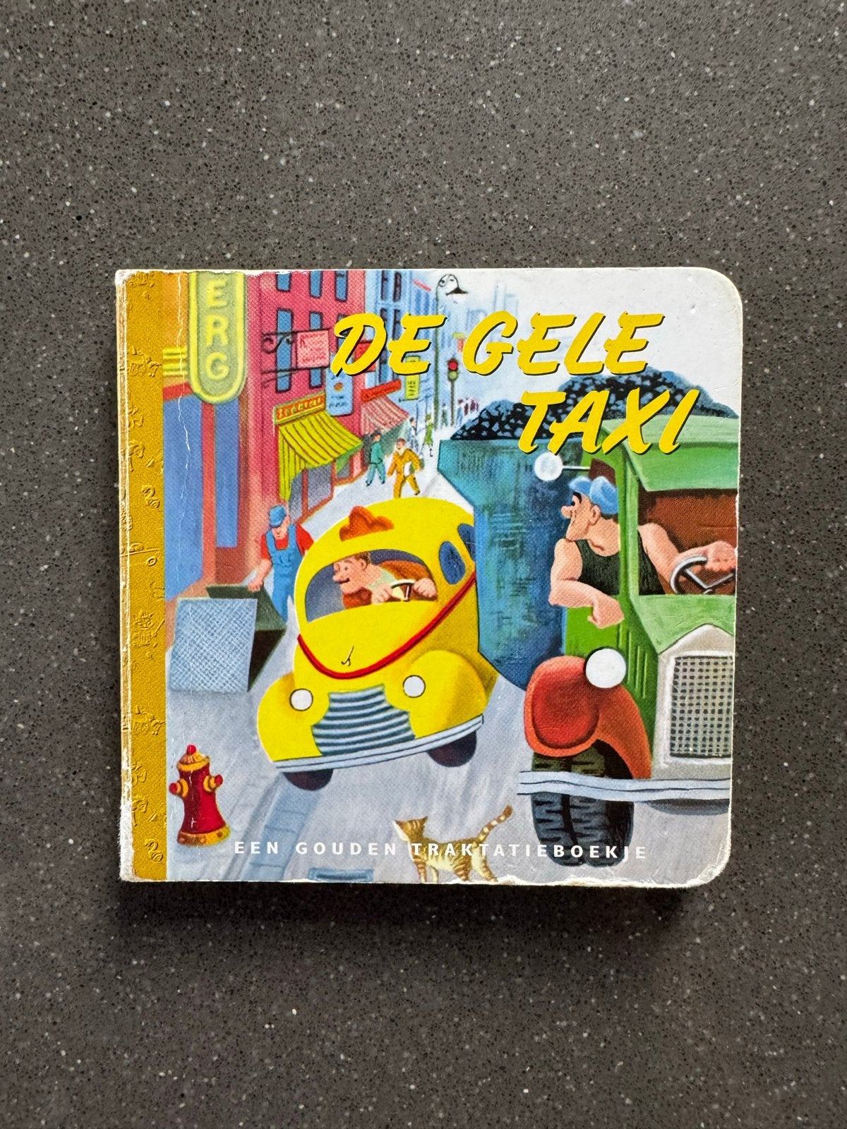 De Gele Taxi - Een Gouden Boekje, 5 of 6 jaar, Fictie algemeen, Jongen of Meisje, Zo goed als nieuw