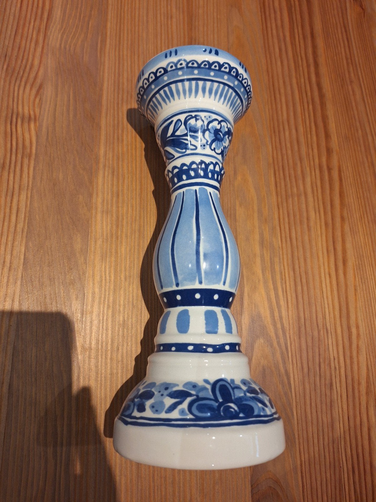 blond Amsterdam kaars standaard, Ophalen