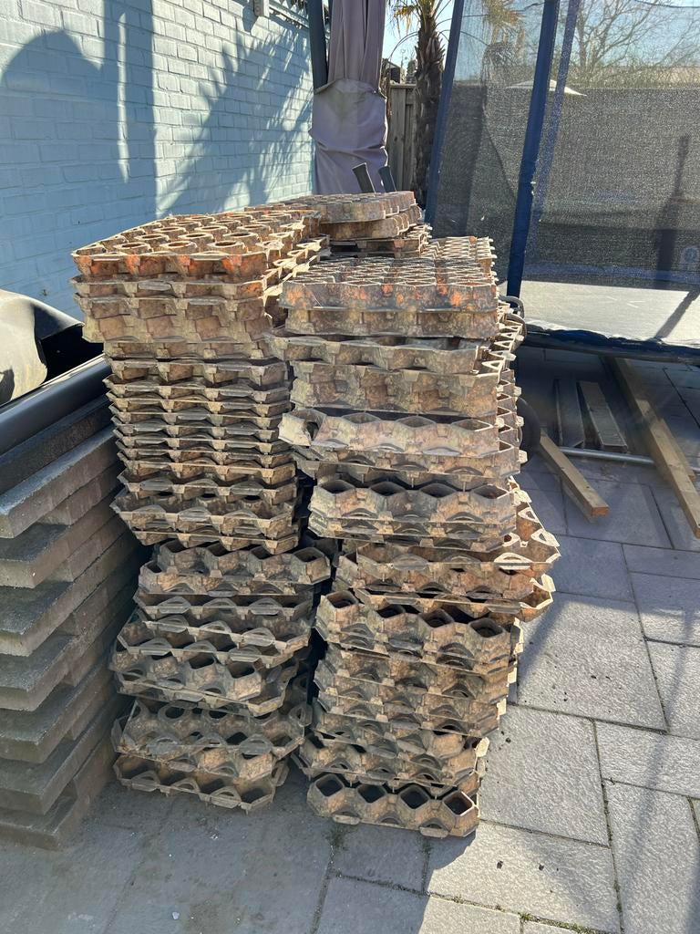 110 doptegels 60x40 cm, Ophalen, Gebruikt, 10 m² of meer, Beton