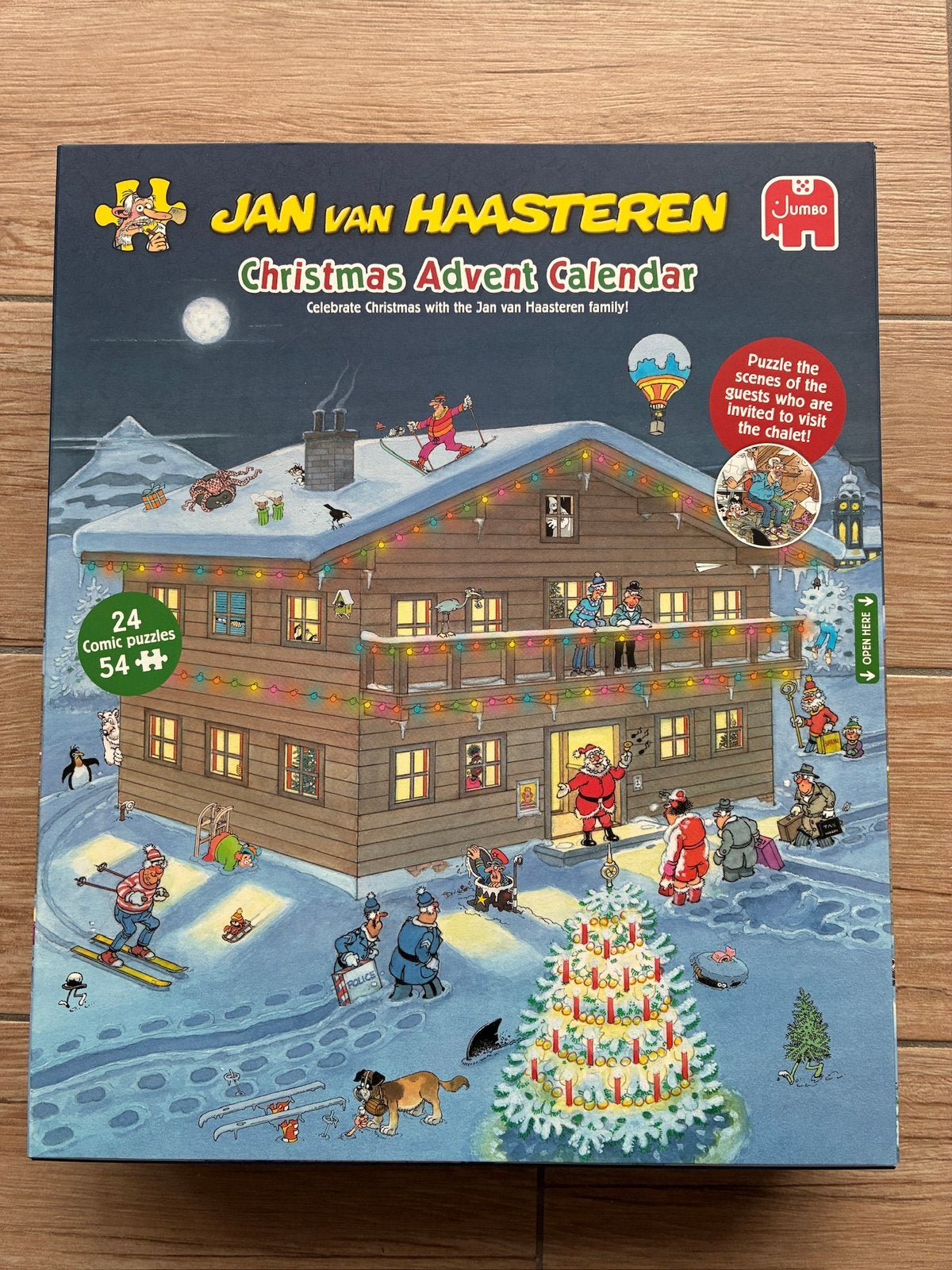 Jan van Haasteren. Advent kalender, Ophalen, Minder dan 500 stukjes, Zo goed als nieuw