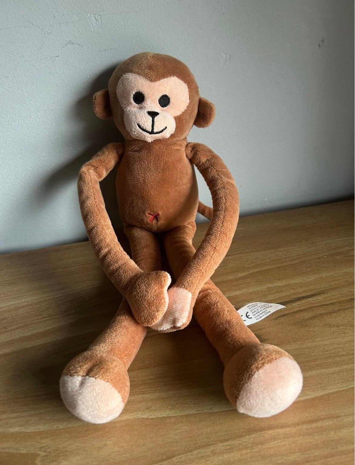 Hema aap aapje met magneetjes knuffel knuffeltje knuffels, Verzenden, Zo goed als nieuw, Overige typen