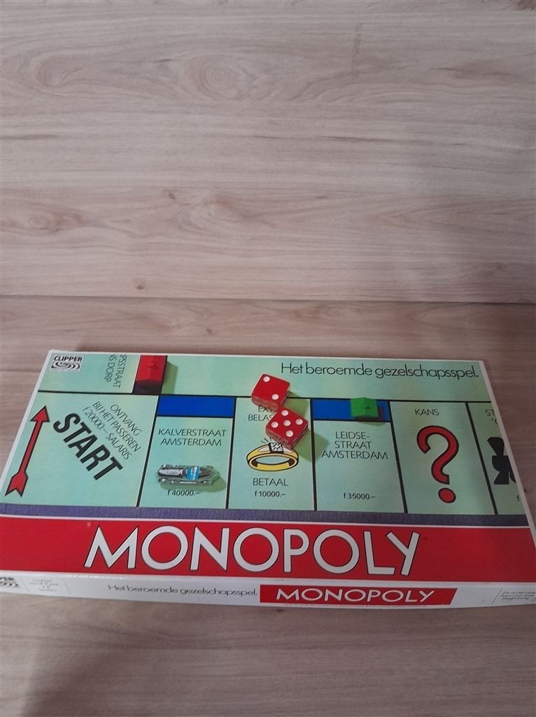 monopoly lange start op doos - s5093, Verzenden, Zo goed als nieuw