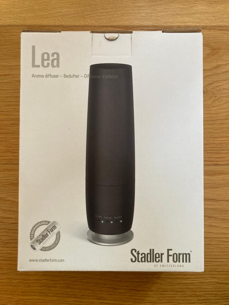 Stadler Form Lea Aroma Diffuser - Zwart, Zwart, Verzenden, Kunststof, Zo goed als nieuw