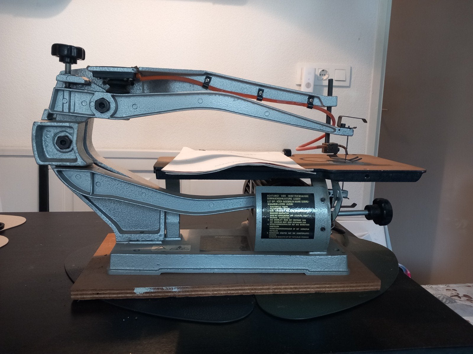 elektrische figuurzaagmachine, Doe-het-zelf en Verbouw, Ophalen, Gebruikt, 30 tot 70 mm, Figuurzaag