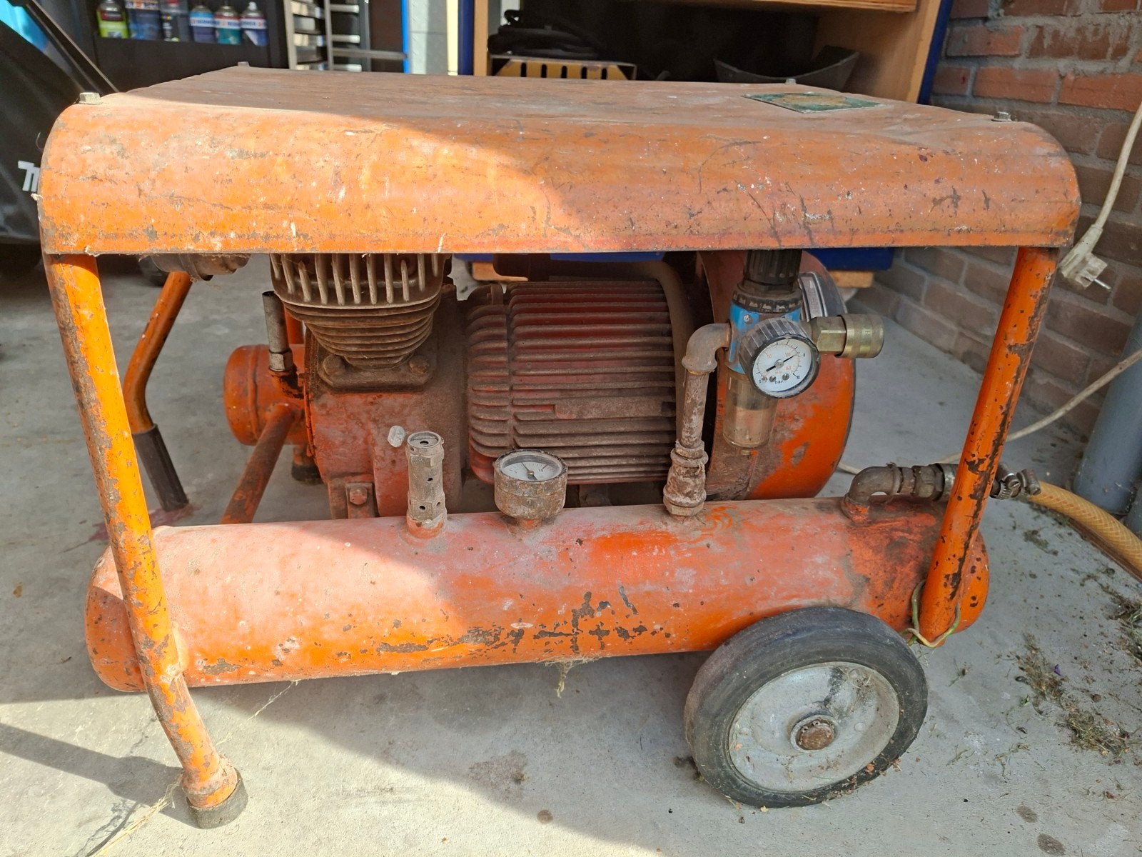 compressor, Ophalen, Gebruikt, Minder dan 200 liter/min, 6 tot 10 bar