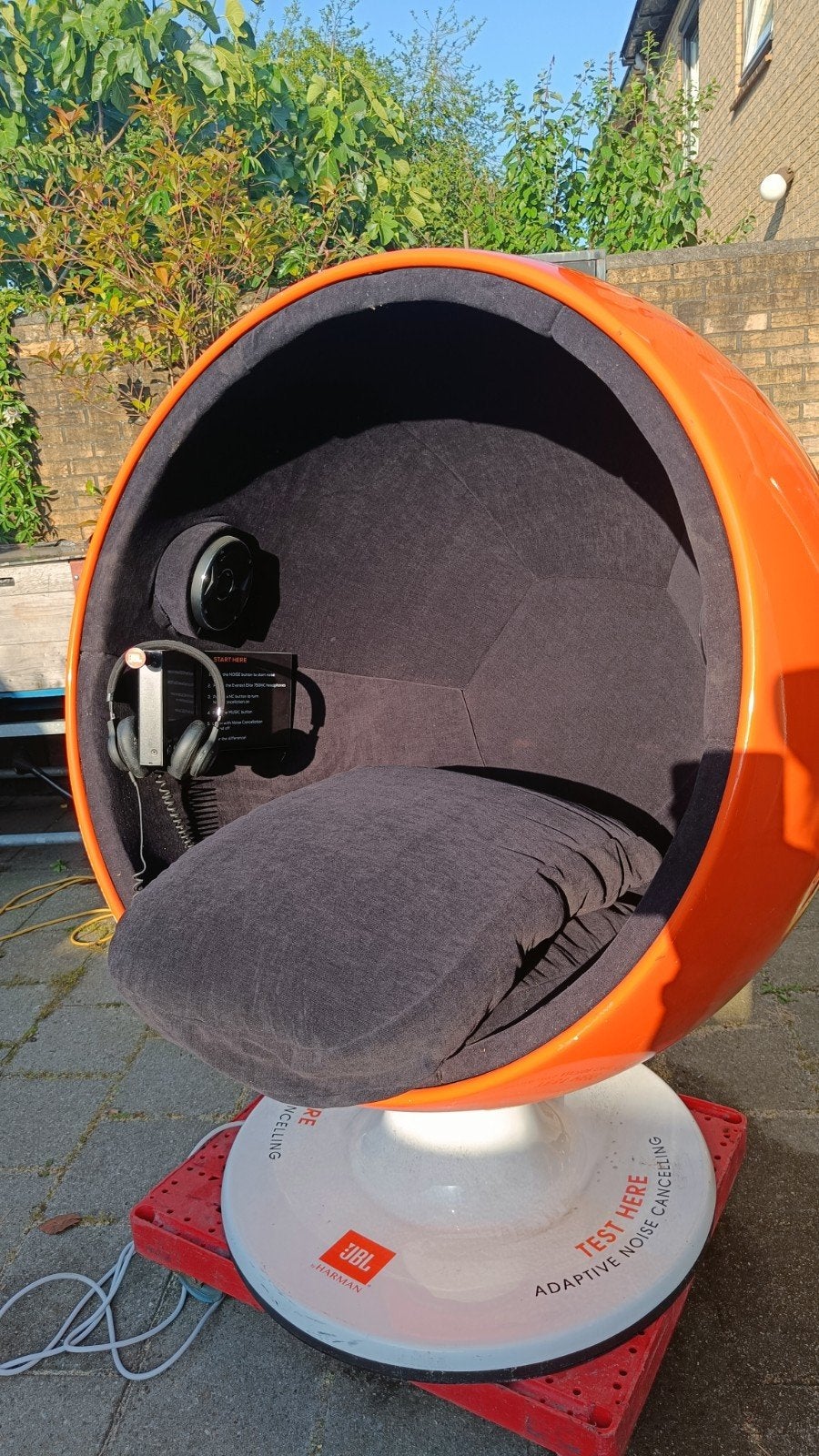JBL Harman oranje ball-moon-sun-game stoel, 70 watt of meer, Zo goed als nieuw, Overige spelers, Ophalen