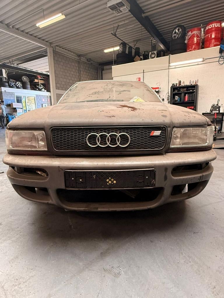 Audi 80 2.3 5 cilinders Cabriolet 1993, Auto's, Audi, 2300 cc, Leder, Overige kleuren, Handgeschakeld
