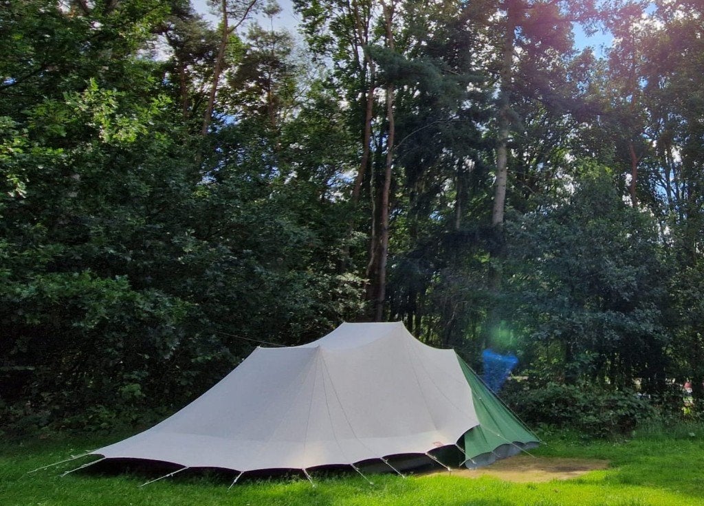 De Waard tent Kemphaan, Caravans en Kamperen, Tenten, Ophalen, Zo goed als nieuw, Tot en met 3
