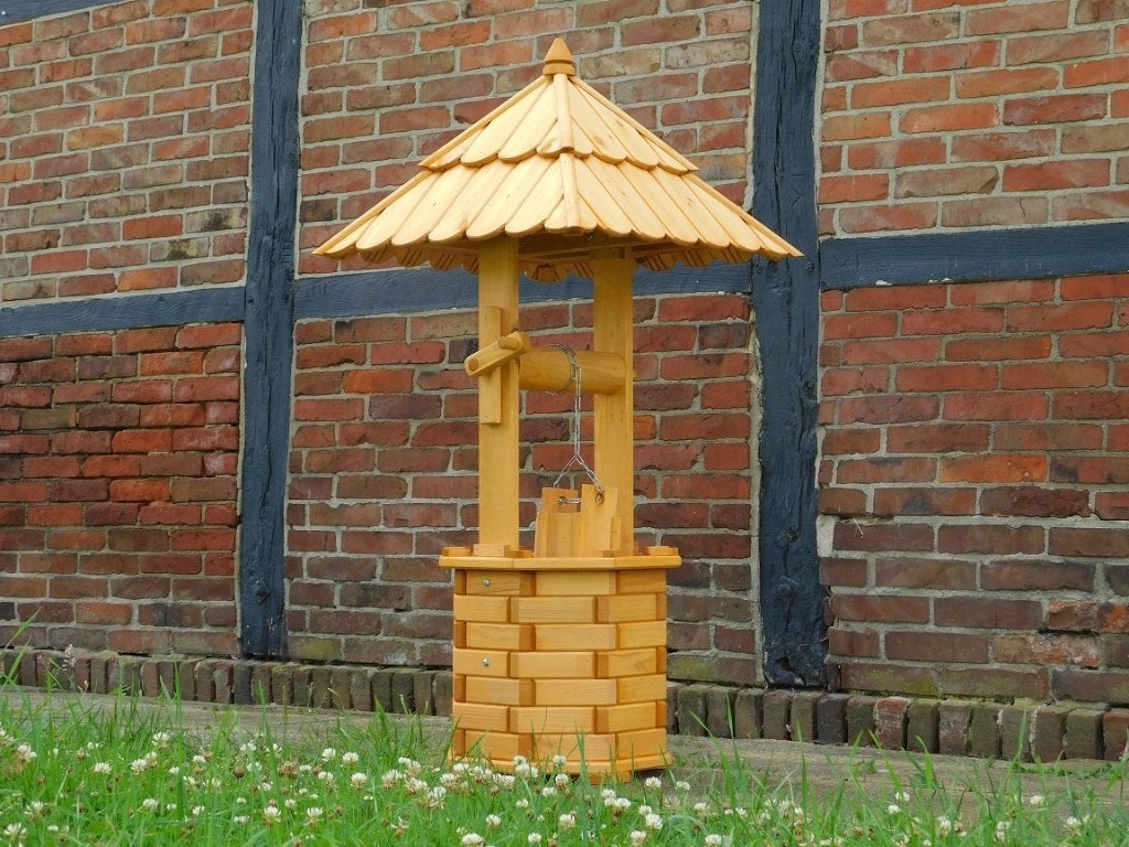 Decoratieve Waterput - 130 cm - Hout, Tuin en Terras, ., Nieuw, Ophalen of Verzenden, .