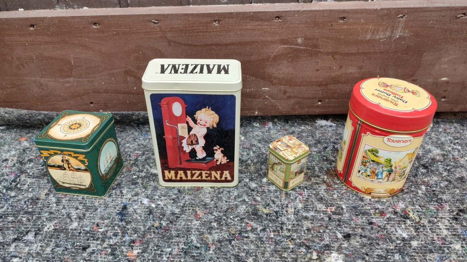 Te Koop Oude Blikken, Verzamelen, Merken en Reclamevoorwerpen, Ophalen, Gebruikt