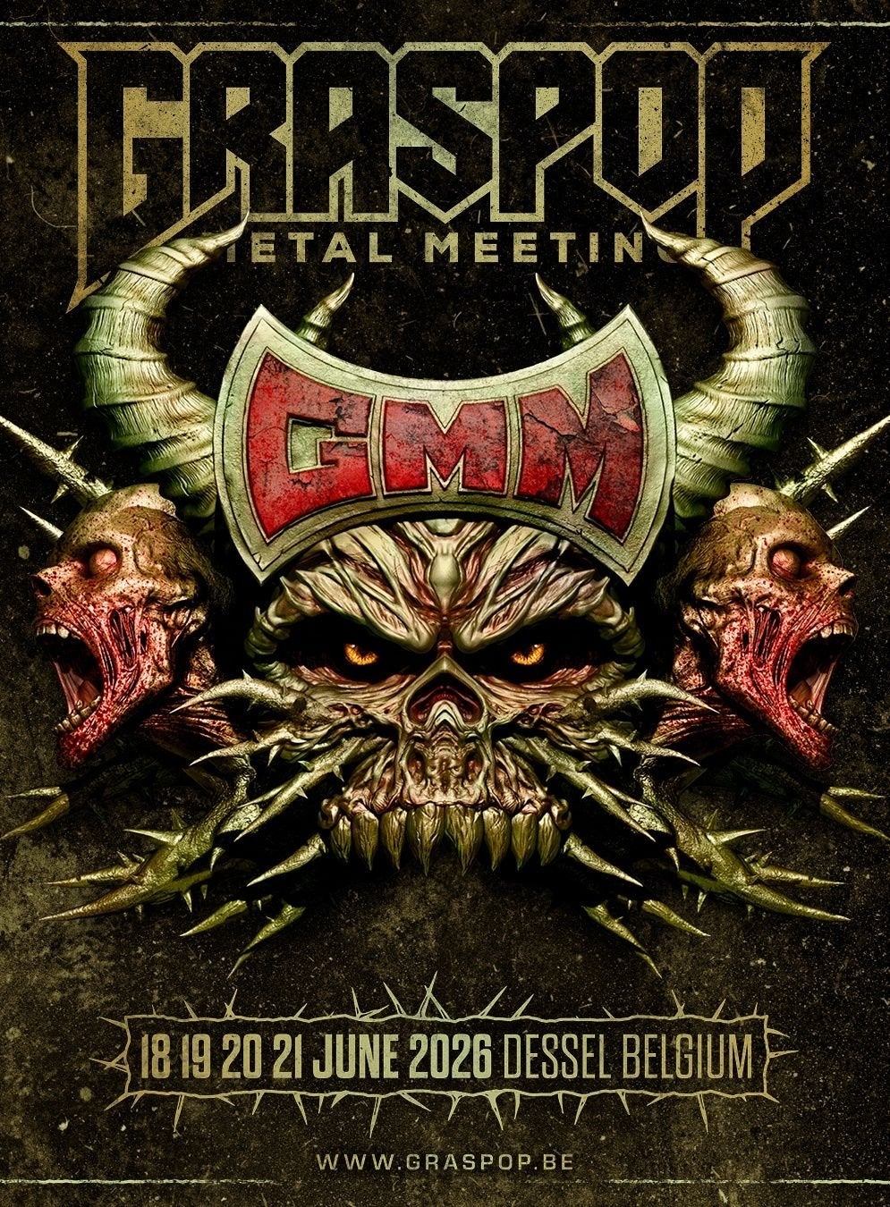 GMM Graspop Metal Town Pitch 2p, Twee personen, Juli, Hard Rock of Metal