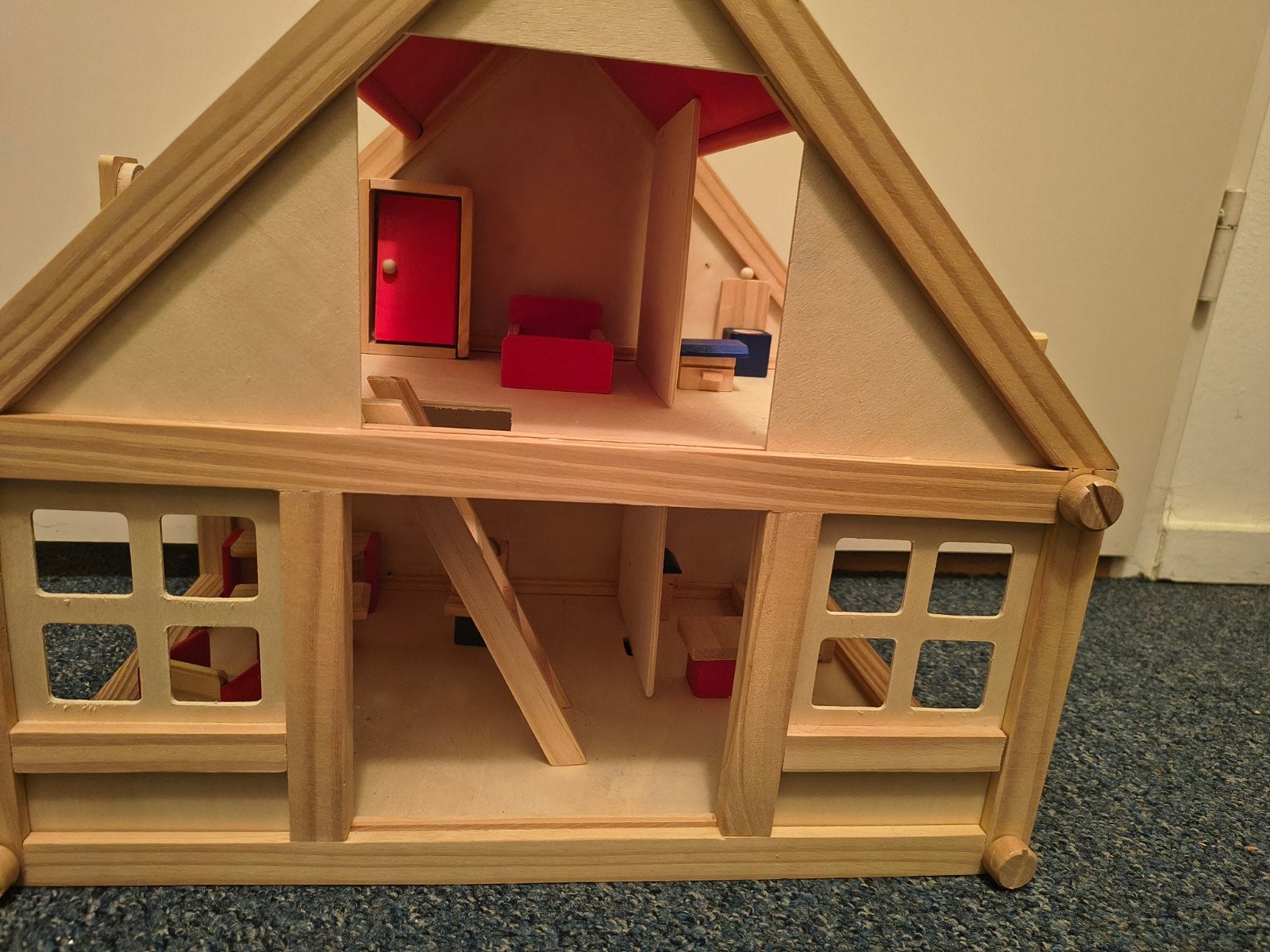 Houten speelhuisje Buurman en Buurman, Ophalen, Gebruikt, Poppenhuis