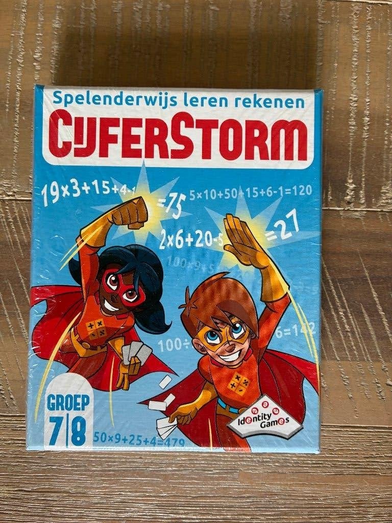CijferStorm (groep 7/8), Een of twee spelers, Ophalen of Verzenden, Nieuw, Identity Games