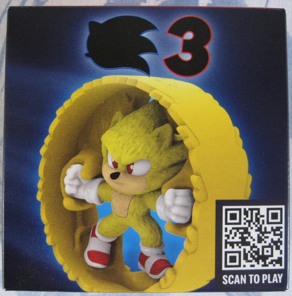 McDonald's Sonic 3 Happy Meal poppetje - Super Sonic, Ophalen of Verzenden, Nieuw