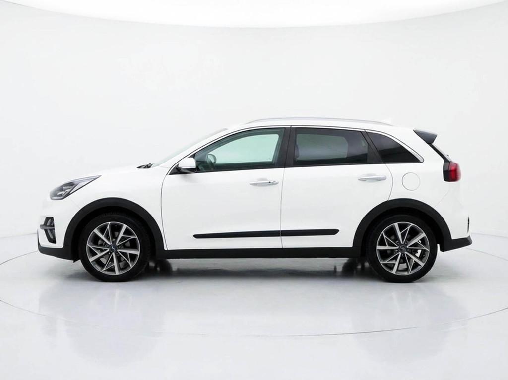 Kia Niro 1.6 GDi Hybrid Automaat DynamicPlusLine | Half Lede, Adaptive Cruise Control, Gebruikt, Leder en Stof, Wit