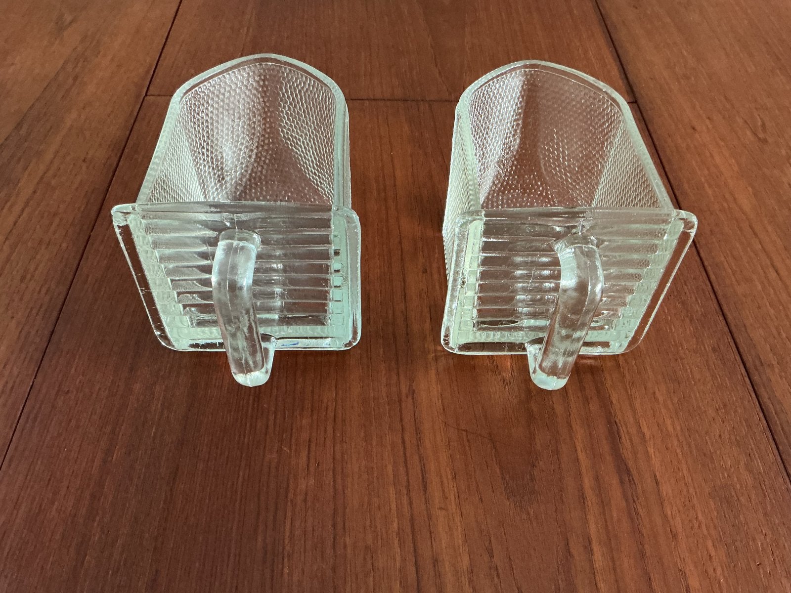 Retro glazen gruttersbakken WECK jaren '50 (2 stuks), Ophalen of Verzenden
