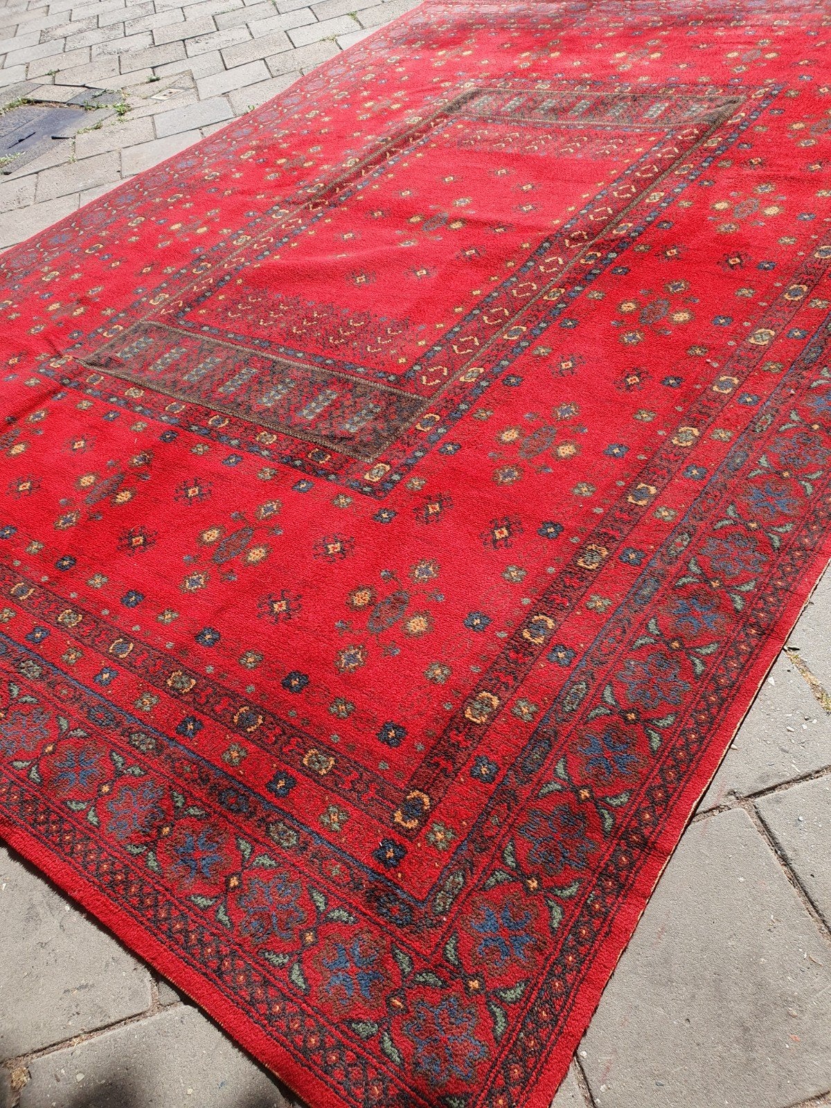 vintage perzisch tapijt 340x250cm, Gebruikt, Zwart, 200 cm of meer, 200 cm of meer