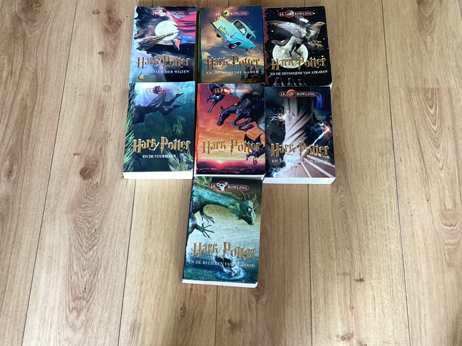 Harry Potter complete serie boeken (7 delen), Boeken, Ophalen of Verzenden, Gelezen
