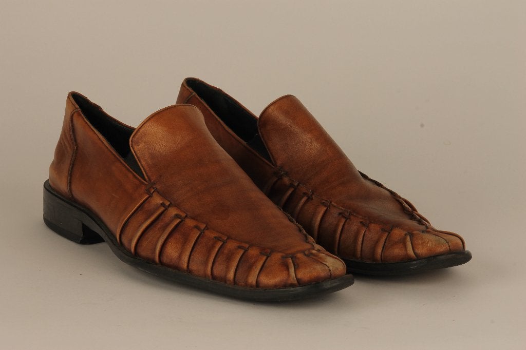 Nette leren loafer, instapper heren - Sem Vaccars, maat 40, Loafers, Sem Vaccars, Bruin, Ophalen of Verzenden