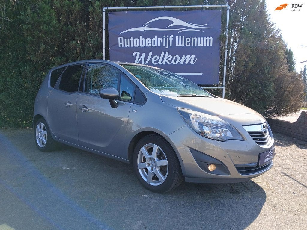 Opel Meriva 1.4-16V Turbo Edition, Navi. 103KW, Auto's, Voorwielaandrijving, Gebruikt, 4 cilinders, Bruin