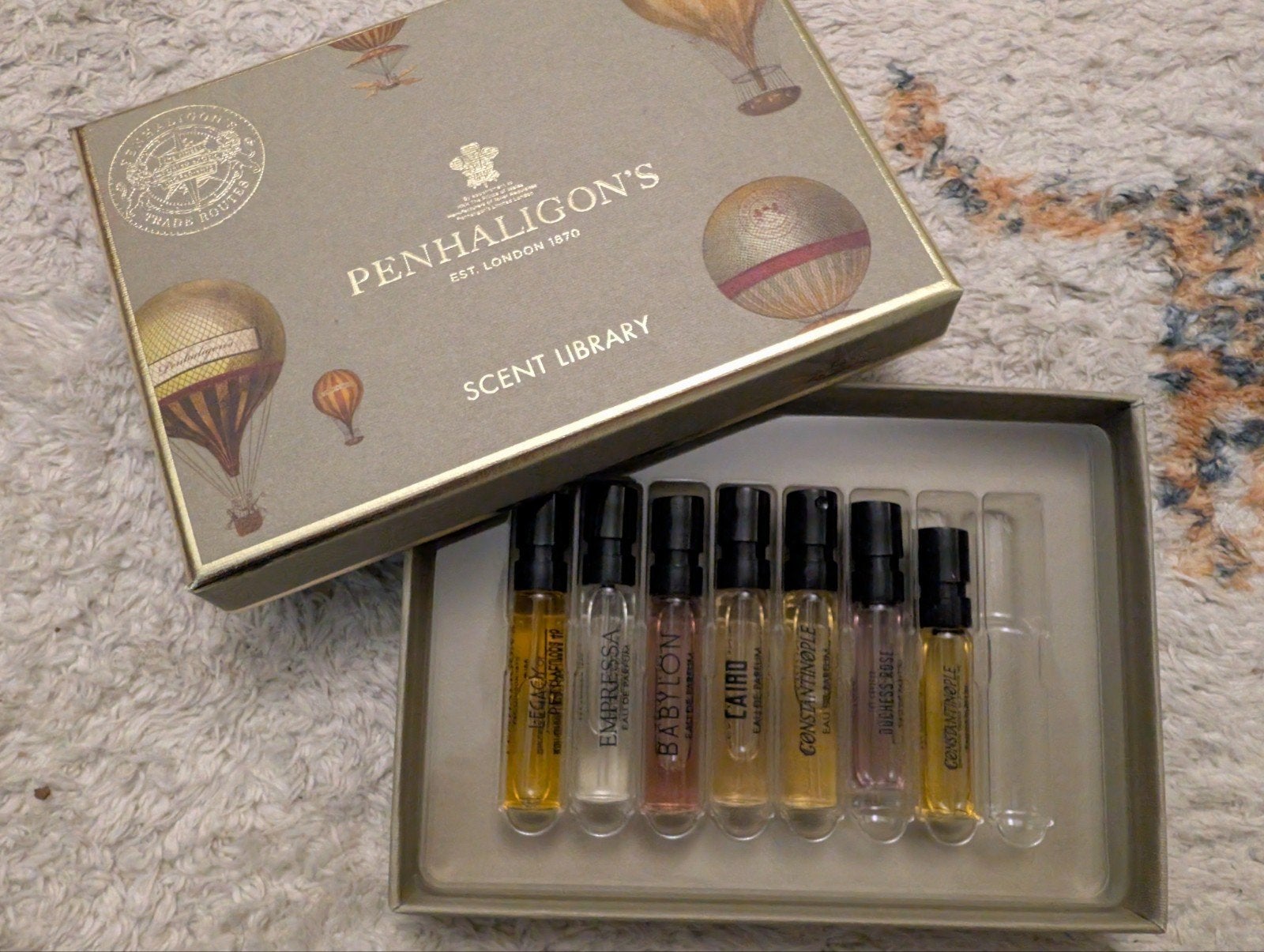 Penhaligon's Trade Routes Scent Library – Parfum Discovery, Verzenden, Zo goed als nieuw, Gehele gezicht