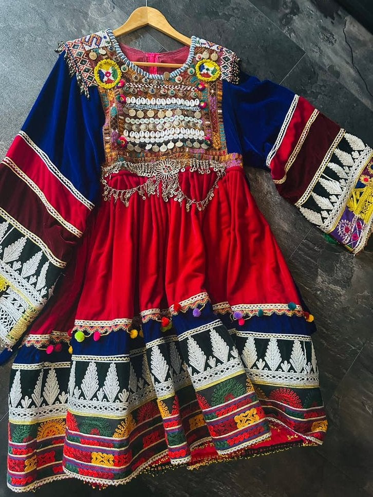 Afghaanse jurk, kalay afghani maat M/L/XL, Ophalen of Verzenden, Nieuw, Maat 46/48 (XL) of groter, Carnaval