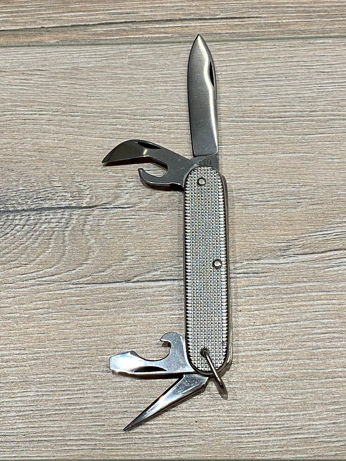 ZAKMES | AMEFA Vintage Aluminium 4-bladig Zakmes (NIEUW), Verzamelen, Militaria | Algemeen, Verzenden