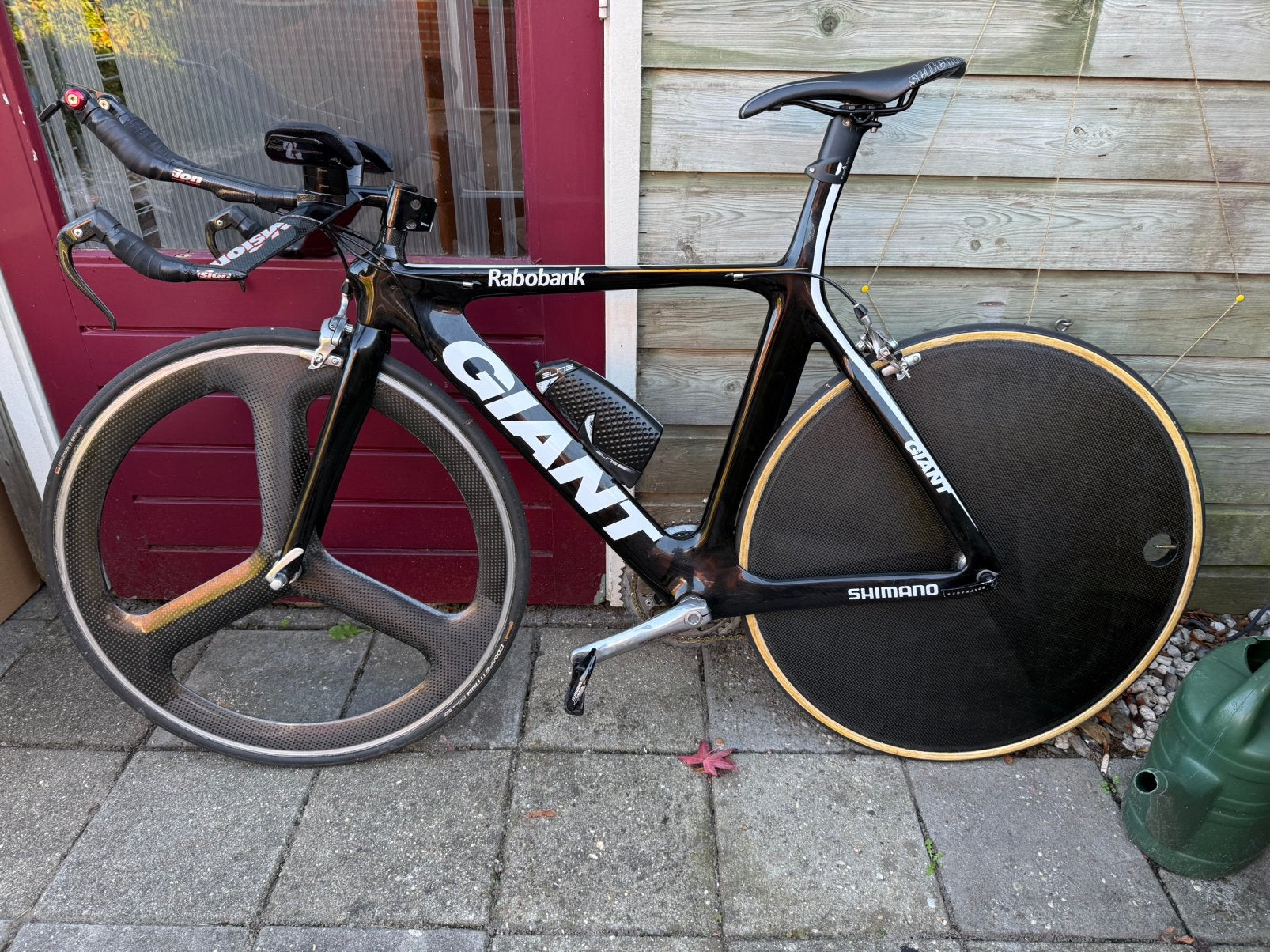GIANT TRINITY ADVANCED SL TT RACEFIETS VAN STEVEN KRUIJSWIJK
