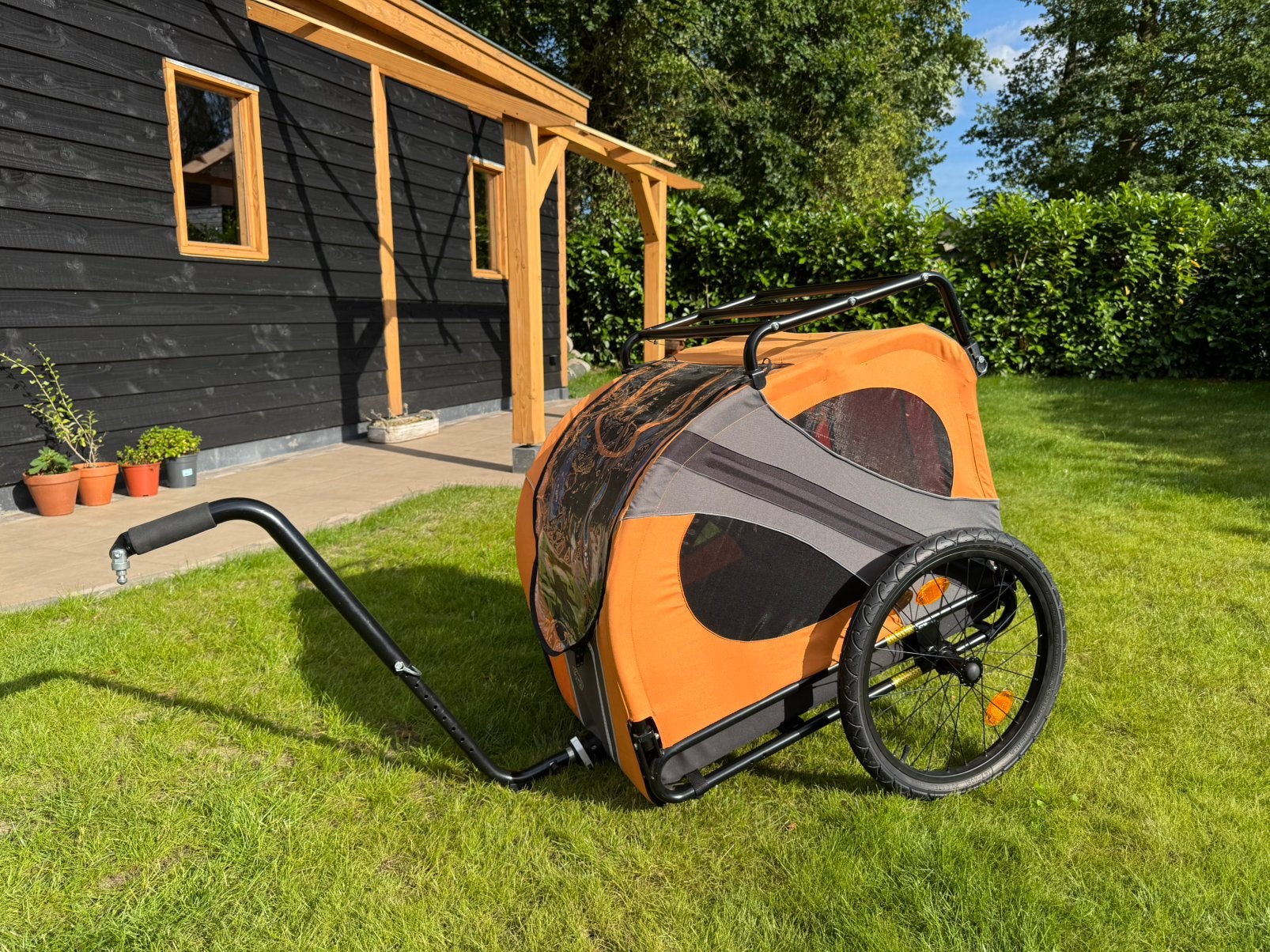 Hondenfietskar DoggyRide Novel 15, Fietsen en Brommers, Fietsaccessoires | Aanhangers en Karren, Ophalen, Gebruikt, Opvouwbaar