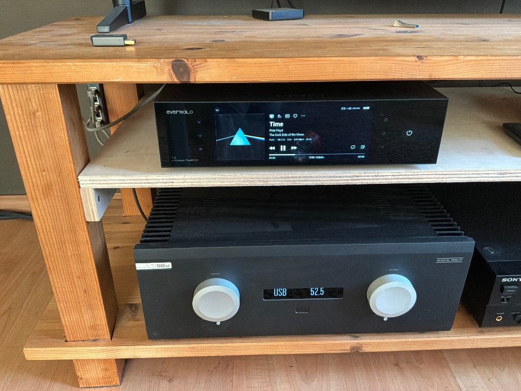 Musical Fidelity M8Xi zwart, Zo goed als nieuw, 120 watt of meer, Stereo, Ophalen