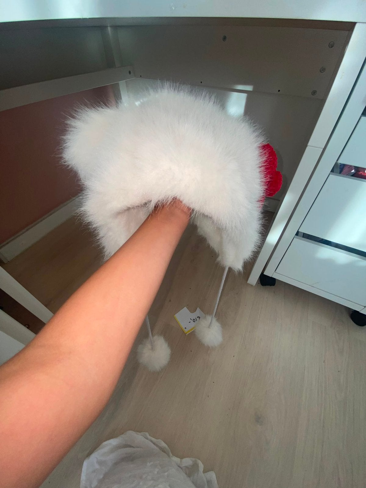 Heel mooie hello kitty hoed van china. Russische hoed., Verzenden, Zo goed als nieuw, One size fits all, Hoed