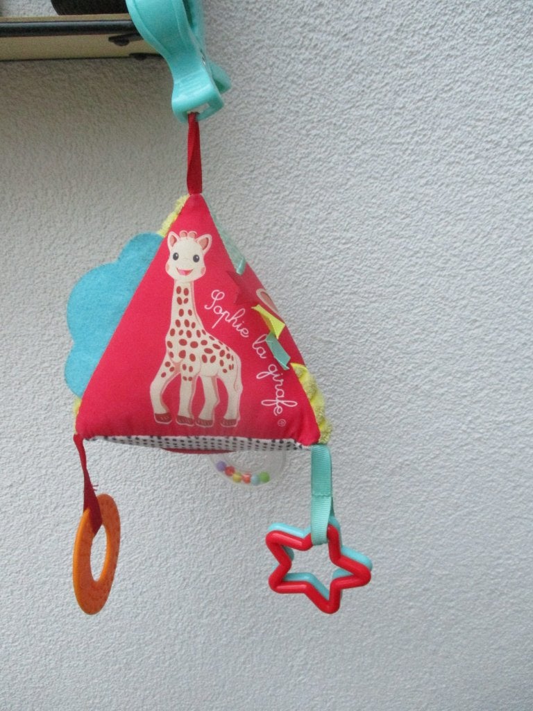 Sophie la Girafe activiteiten knisper piramide - Vulli, Ophalen of Verzenden, Zo goed als nieuw, Overige typen