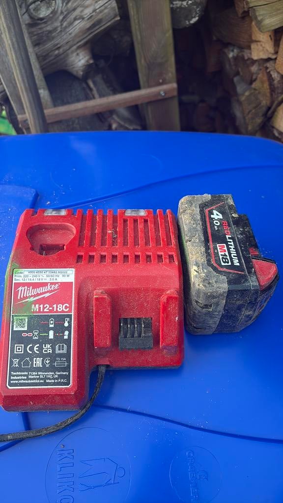 Milwaukee Snellader 3 m18 Accu 4,0mah, 5431be, Milwaukee@tool.de, Ophalen of Verzenden, Milwaukee