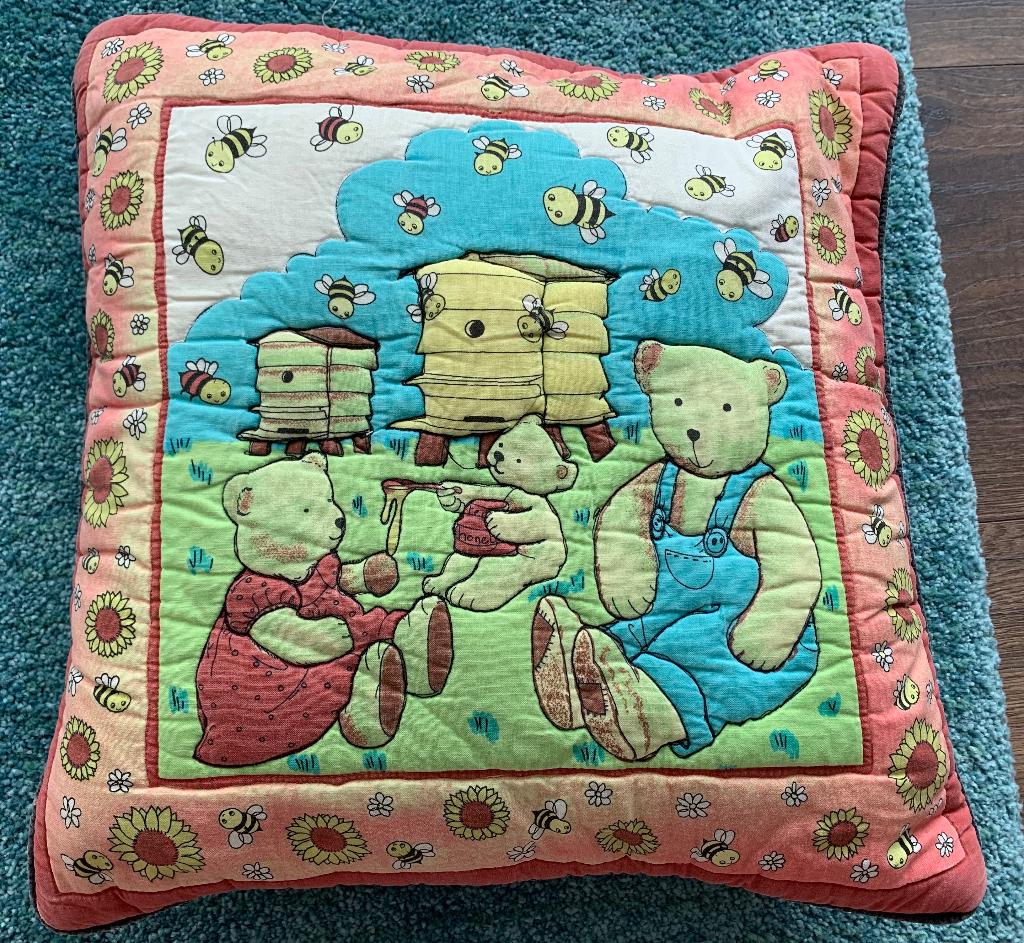 Russiche kussenhoes sprookje Masha en 3 beren 40x40 cm, Ophalen of Verzenden, Nieuw, Vierkant