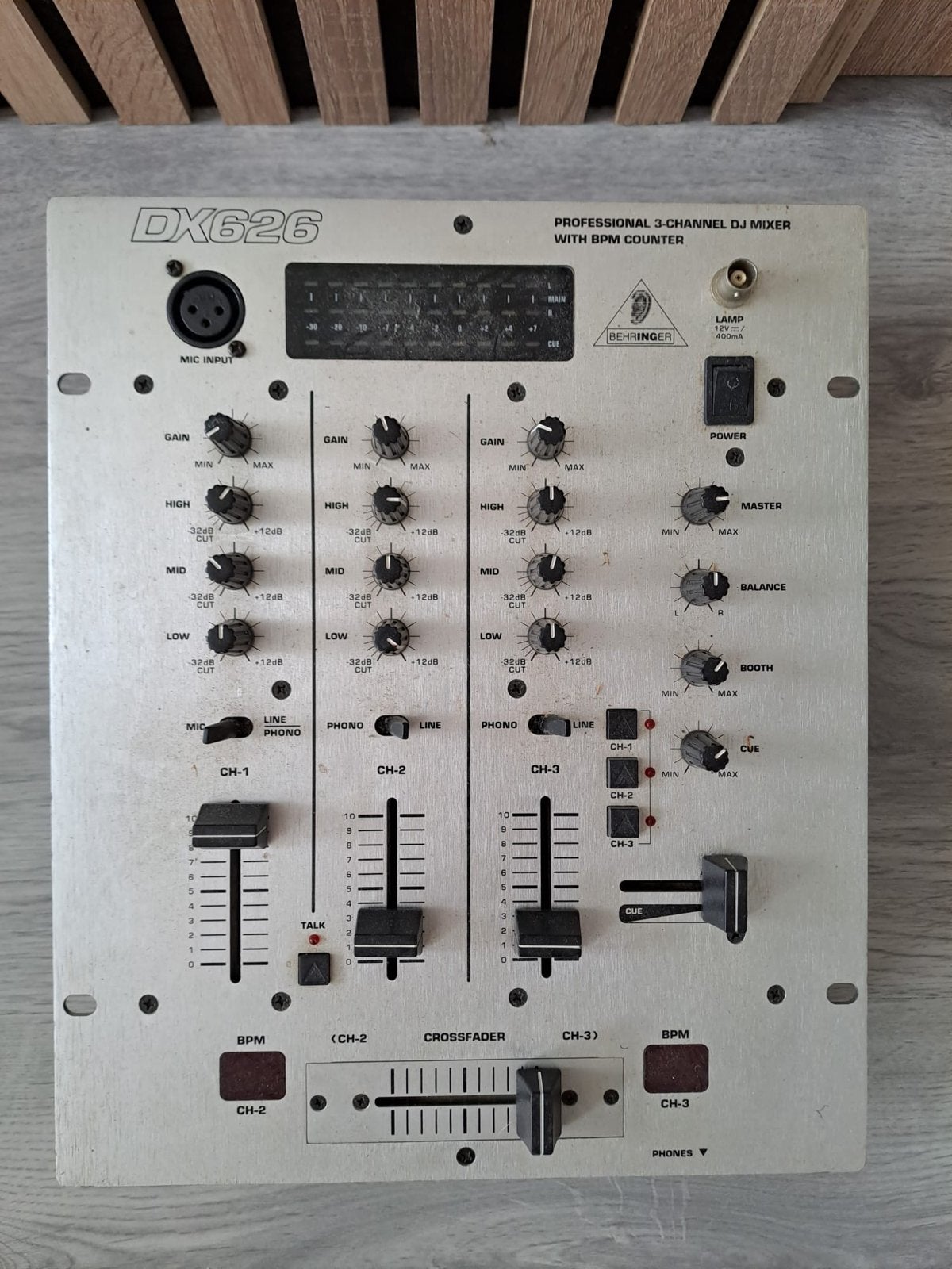 Behringer DX626 Professionele 3-kanaals DJ Mixer, Ophalen of Verzenden, Gebruikt, Dj-set, Behringer