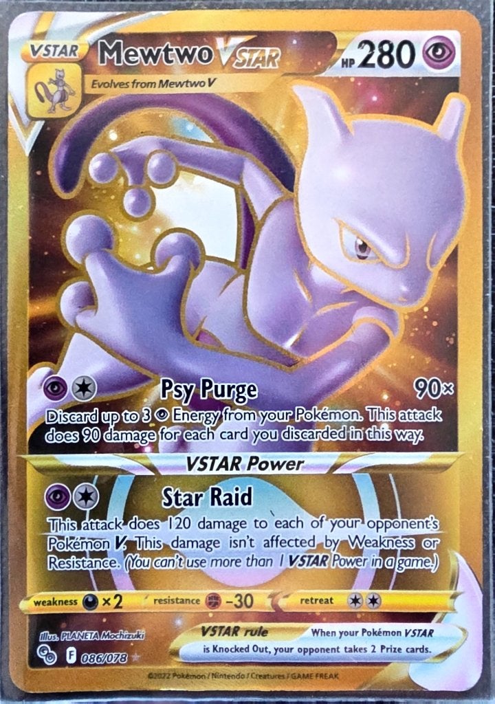 Mewtwo vstar, Ophalen of Verzenden, Zo goed als nieuw