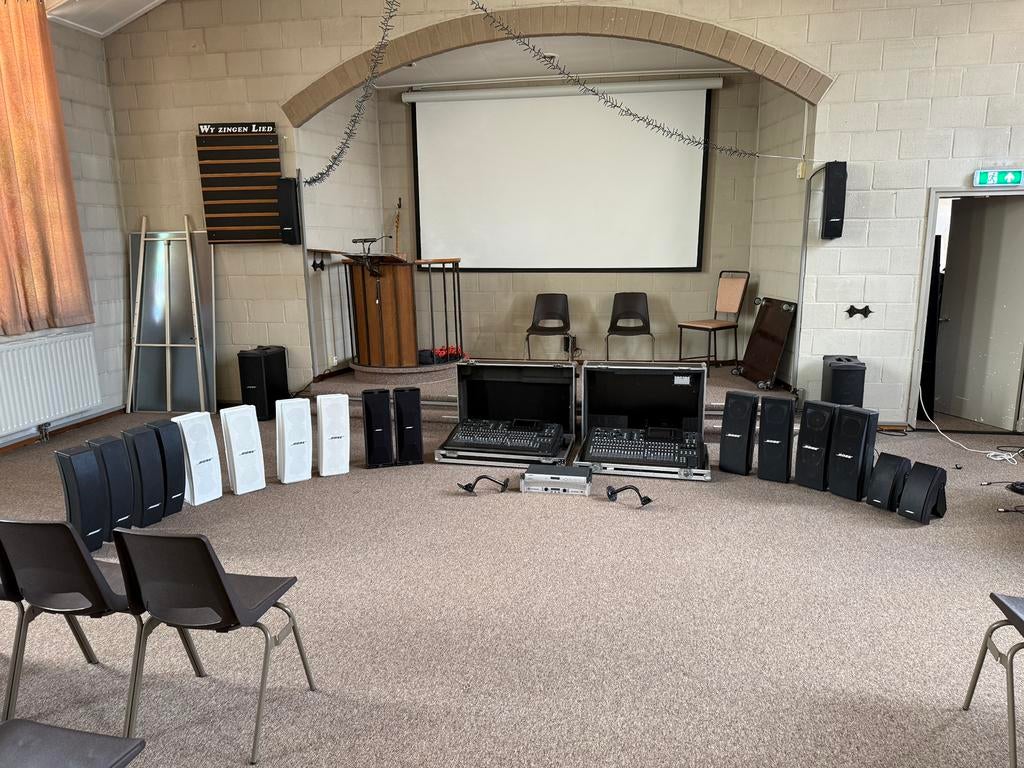 Partij Bose panaray 402A,302A, Ophalen of Verzenden, 120 watt of meer, Front, Rear of Stereo speakers, Bose