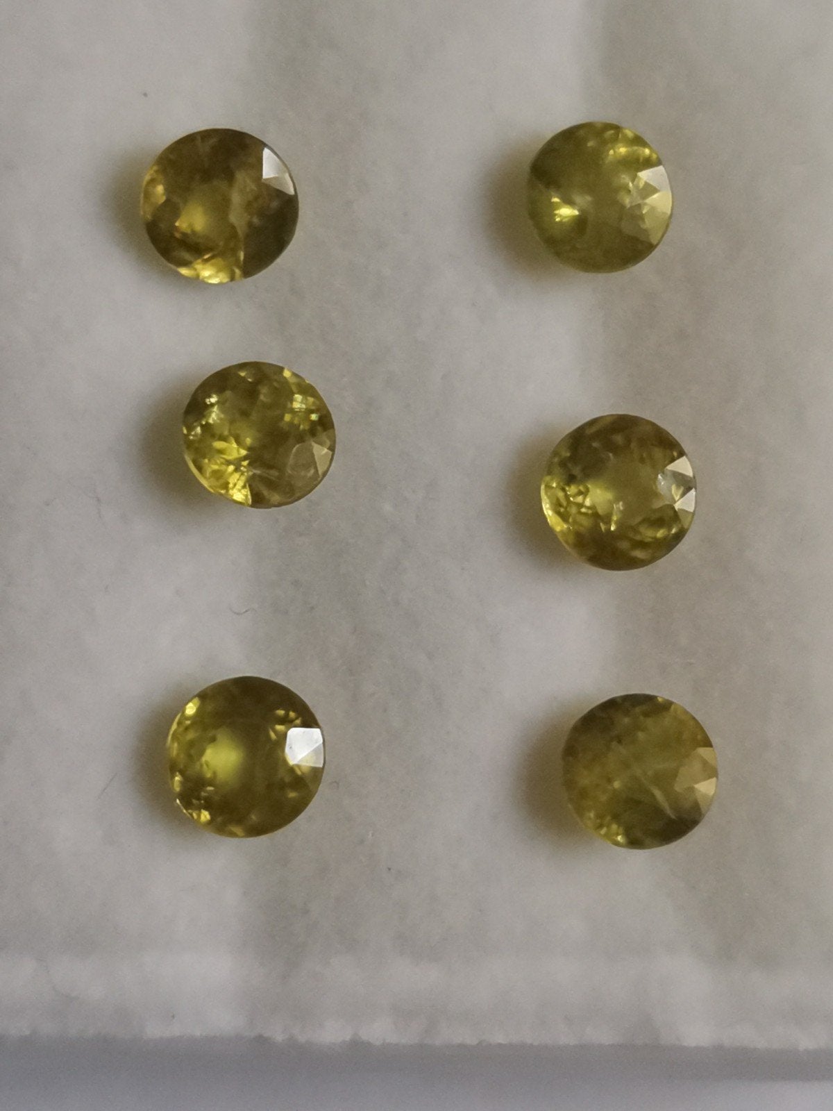 6x Natural sphene, Ophalen of Verzenden, Zo goed als nieuw