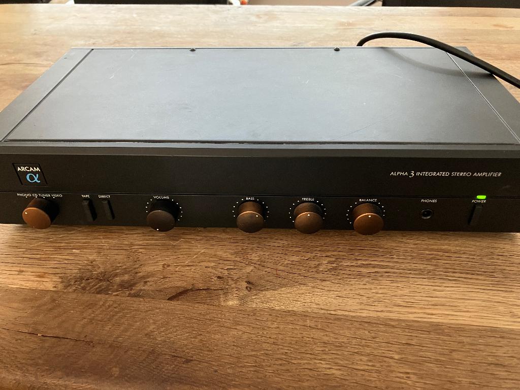 Arcam alpha 3 versterker, Gebruikt, 60 tot 120 watt, Stereo, Ophalen