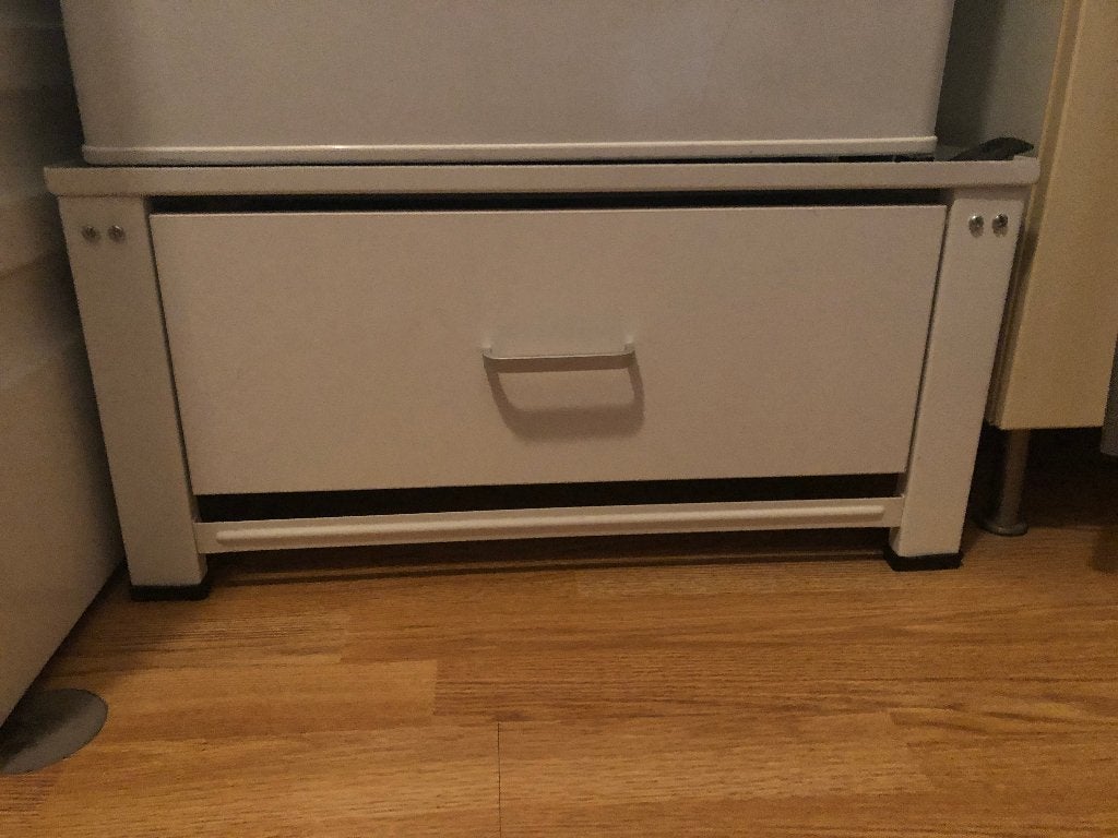 Wasmachine Verhoger met lade | wit, Witgoed en Apparatuur, Onderdelen en Toebehoren, Ophalen, Gebruikt