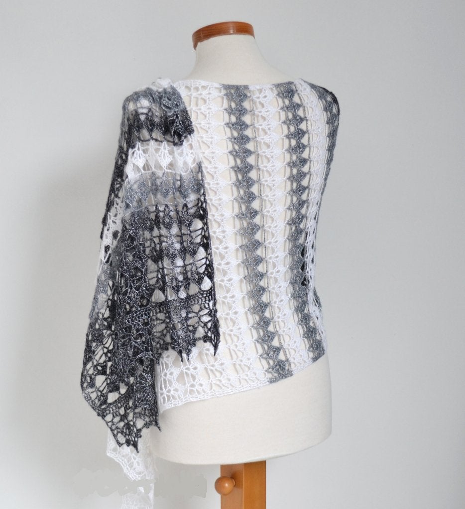 Gehaakte rechthoekige omslagdoek, Verzenden, Nieuw, Maat 46/48 (XL) of groter, Sjaal