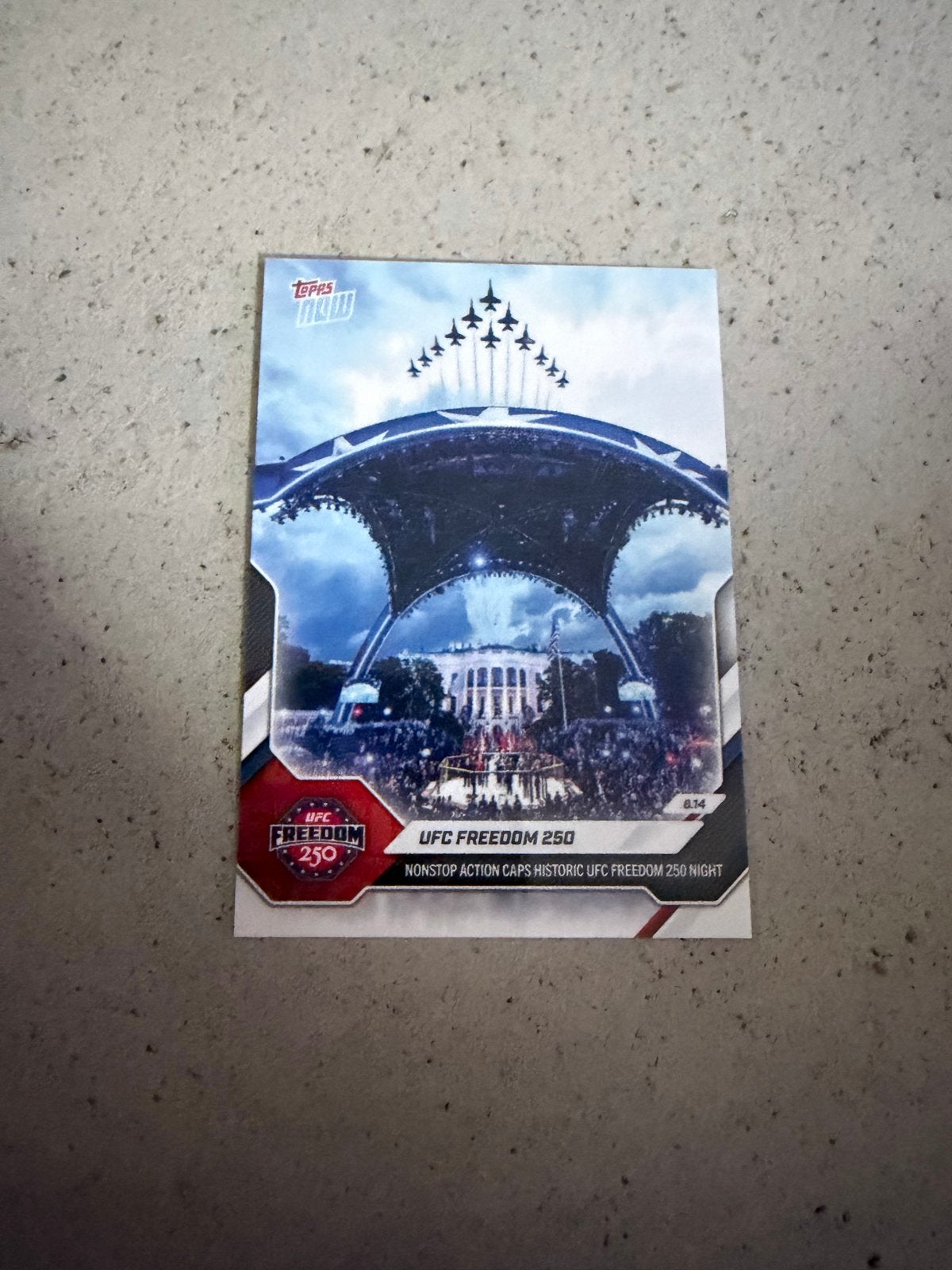UFC Topps Freedom 250 Kaart - Zeldzame Verzamelkaart, Verzamelen, Ophalen of Verzenden, Zo goed als nieuw, Overige sporten, Spelerskaart