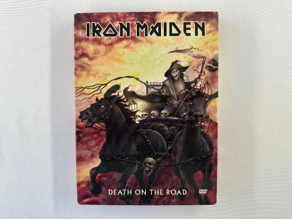 Iron Maiden Death on the Road Concert DVD, Vanaf 16 jaar, Ophalen of Verzenden, Gebruikt, Concert