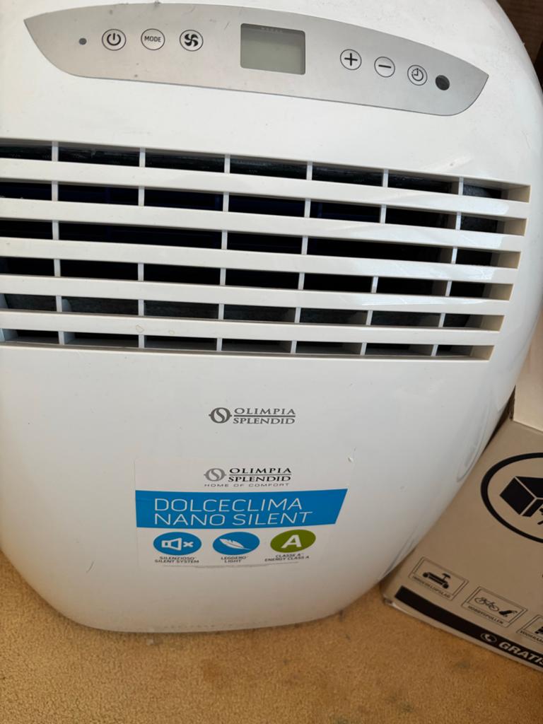 Olimpia Splendid Dolceclima Nano Silent Mobiele Airco, Gebruikt, Minder dan 60 m³, 3 snelheden of meer, Ophalen of Verzenden