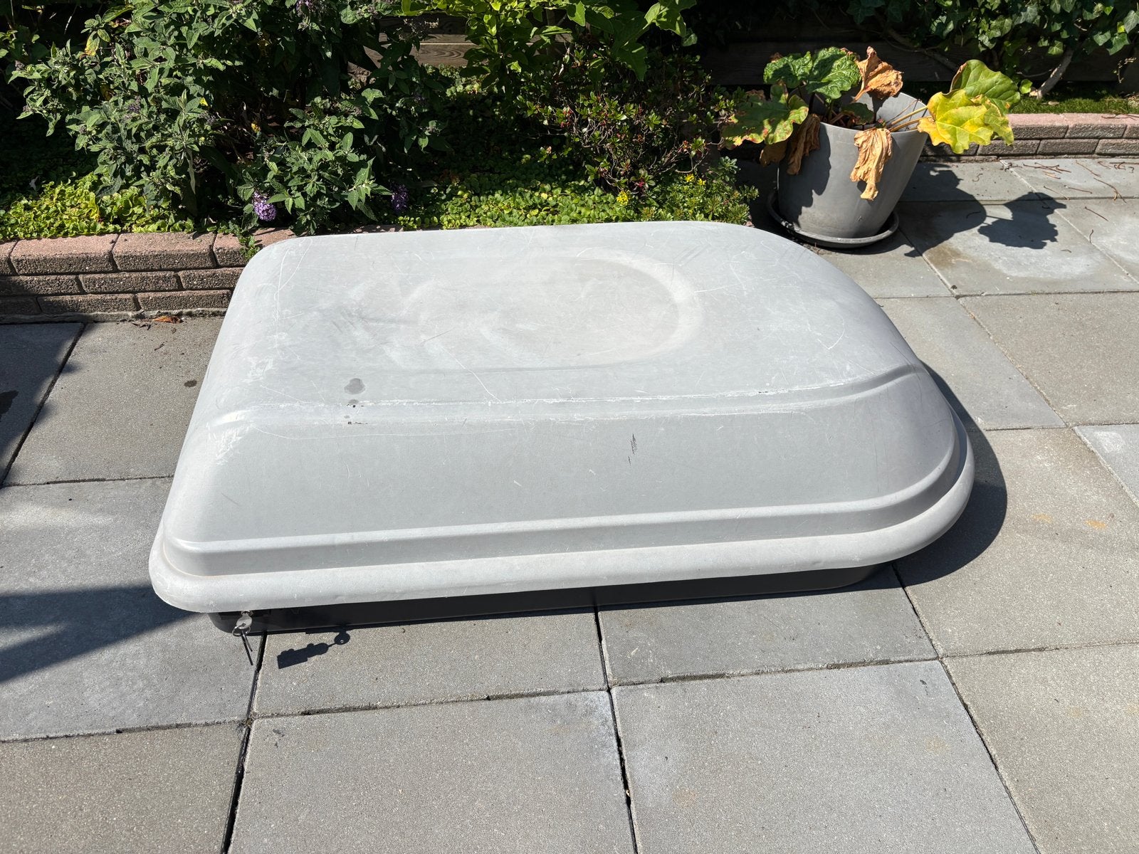 dakkoffer met bevestigingsmateriaal, Auto diversen, Dakkoffers, Ophalen, Gebruikt