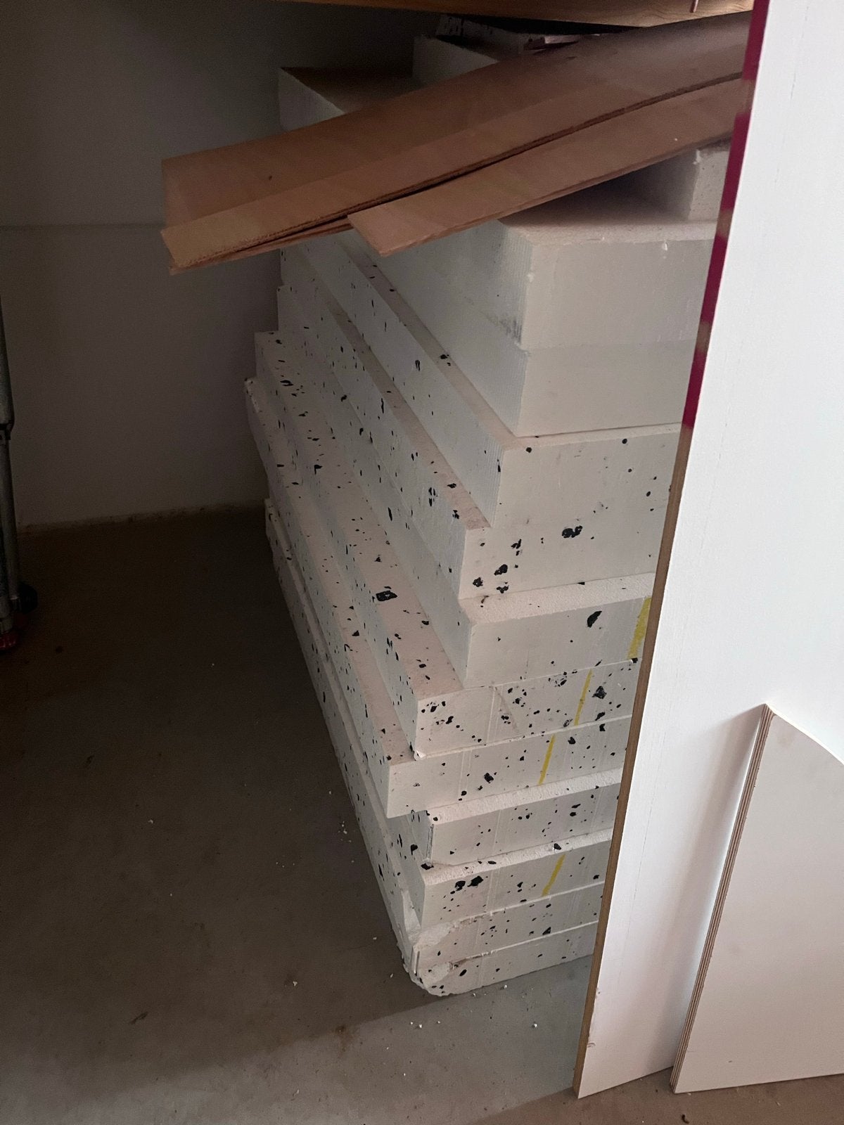 Isolatieplaten Piepschuim (Tempex) 11 stuks, Ophalen, Gebruikt, 15 m² of meer, Vloerisolatie