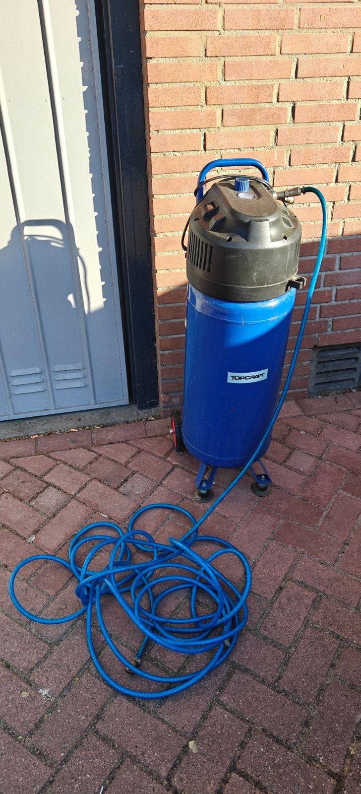 Topcraft Compressor -50L, 10 bar, Gebruikt, 10 bar of meer, Ophalen of Verzenden, 25 tot 100 liter