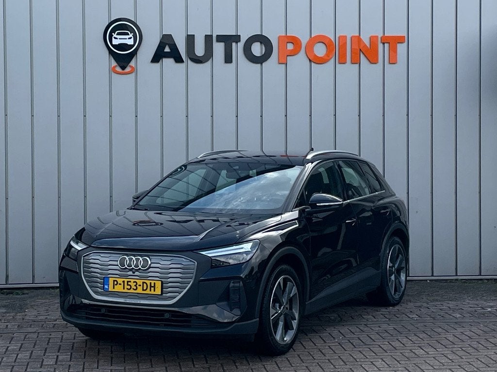 Audi Q4 e-tron 40 Black edition 77 kWh 1E EIG ORG NL F3 SOH9, Auto's, Automaat, Gebruikt, 520 km, Automatische klimaatregeling