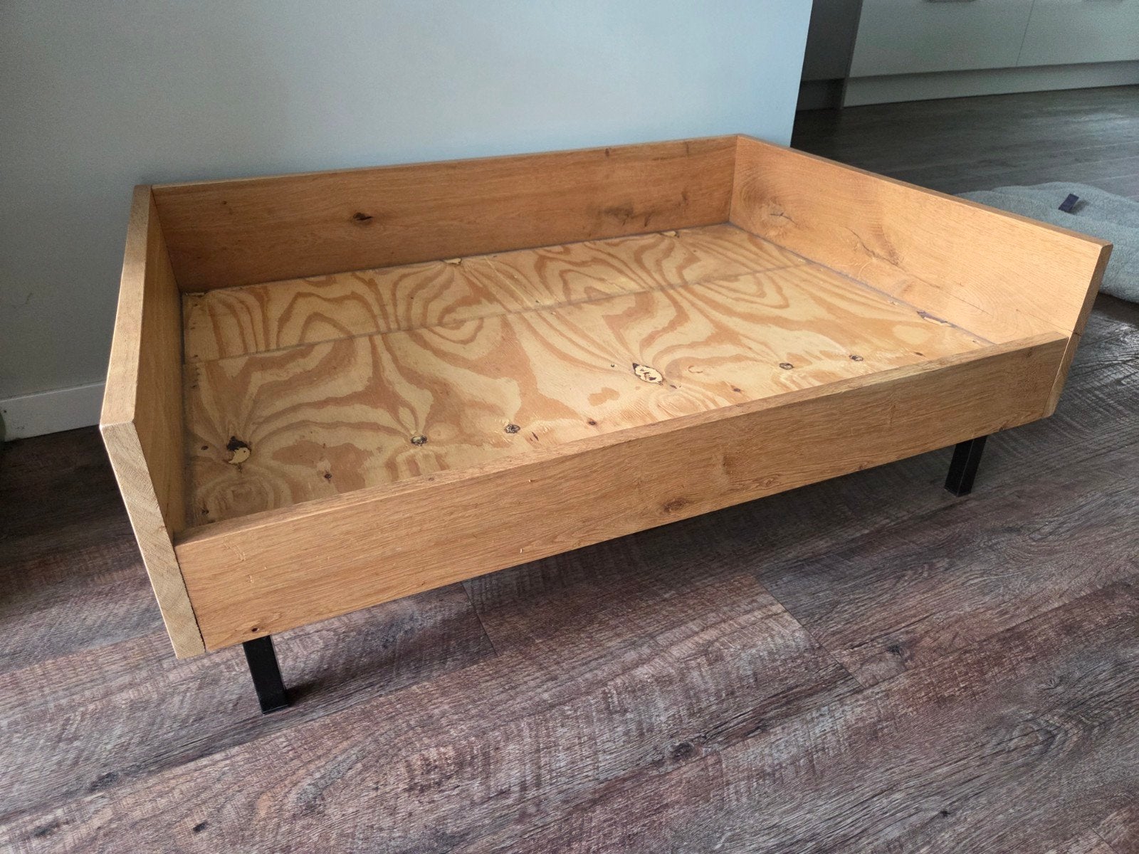 Eikenhouten hondenmand 100x70, Ophalen, Zo goed als nieuw, Overige