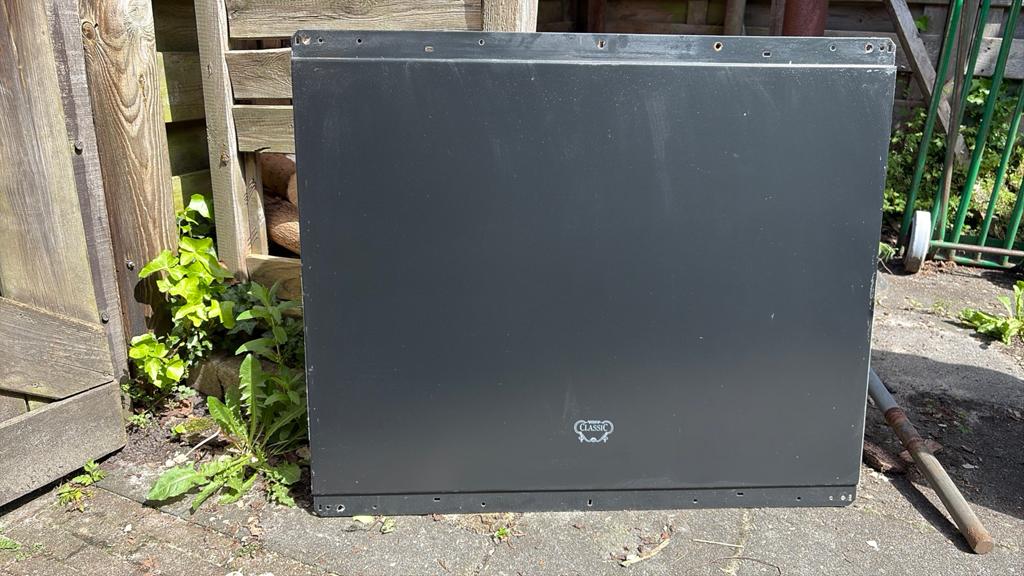 Achterwand Falcon Classic 90 fornuis, Witgoed en Apparatuur, Fornuizen, Ophalen, Zo goed als nieuw, Gas, 90 tot 95 cm